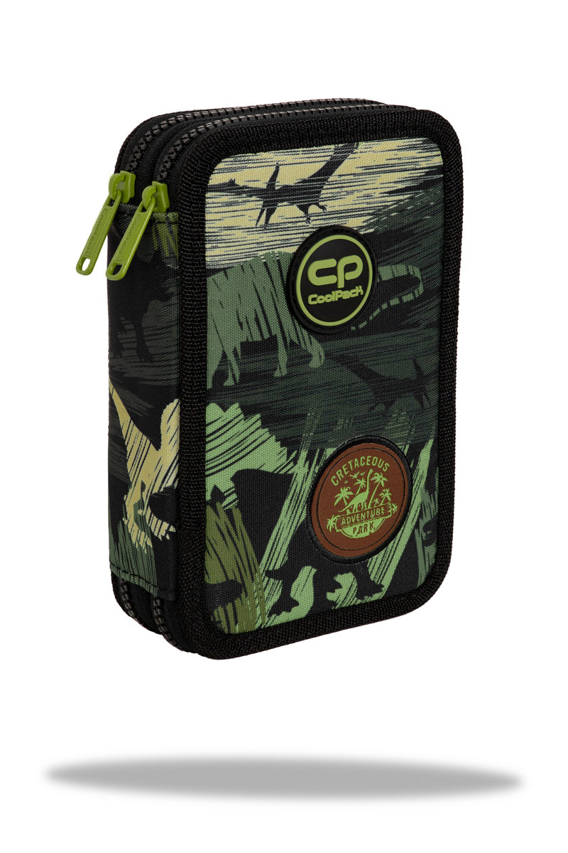 Piórnik podwójny z wyposażeniem Dinozaury Jumper 2 CoolPack