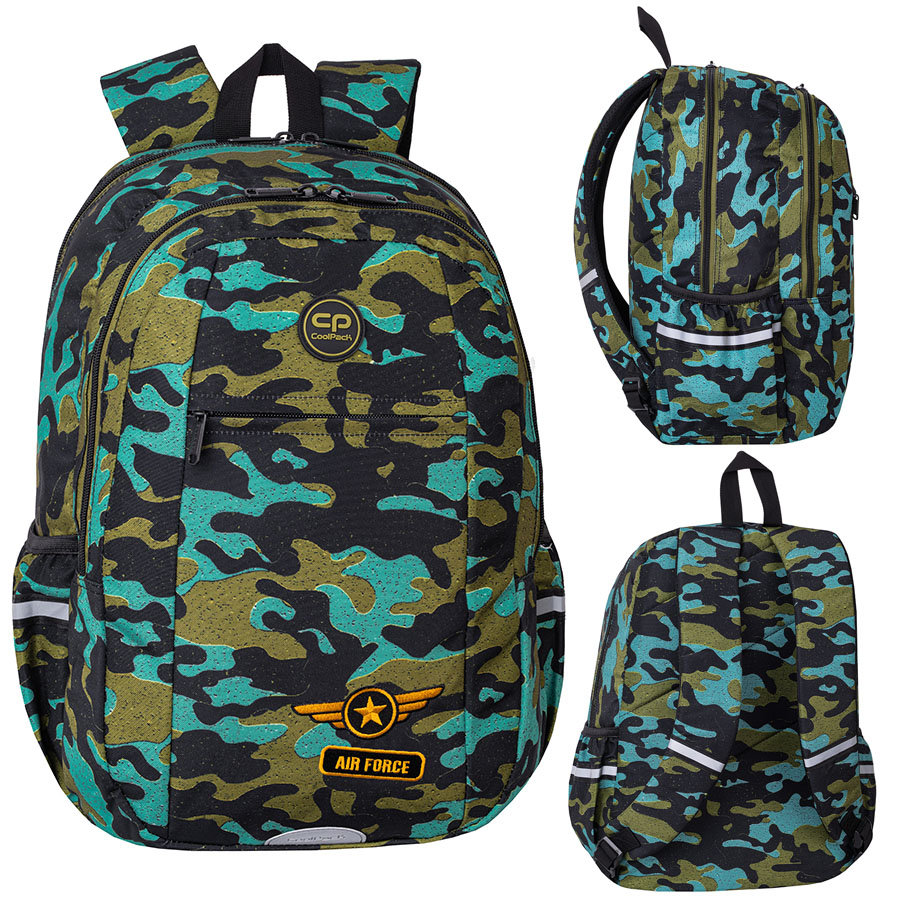 Plecak szkolny Coolpack Climber Air Force F088712