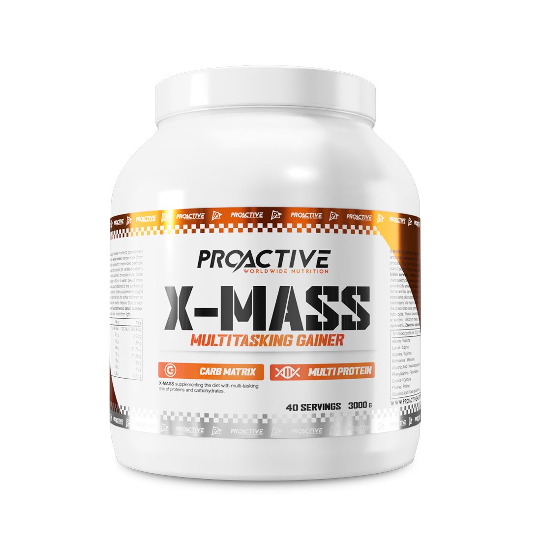 GAINER X-MASS - ProActive - 3000g CHOCOLATE NUT