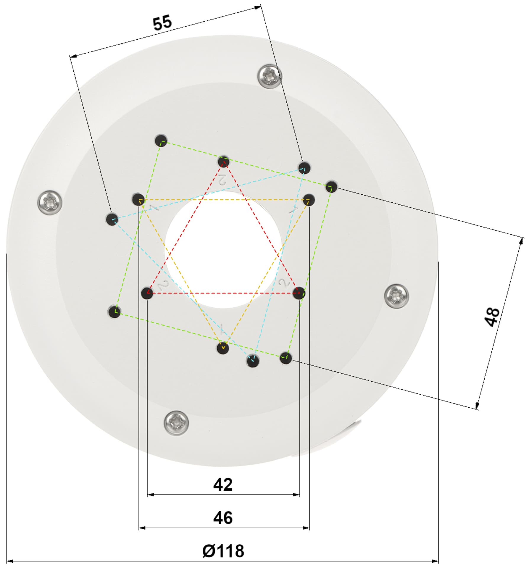 UCHWYT KAMERY BCS-ATA12456 BCS UNIVERSAL