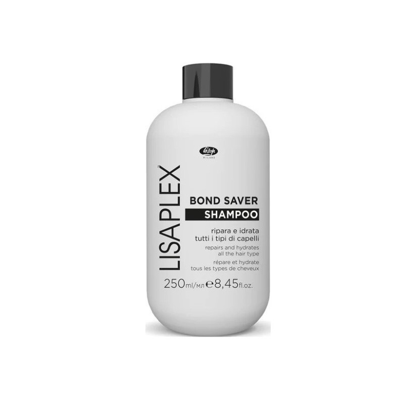 Lisaplex Bond Saver Shampoo, Szampon Odbudowujący Do Włosów Zniszczonych i Osłabionych 250ml