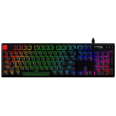 HyperX Alloy Origins PBT Red US (639N3AA#ABA) Czarna