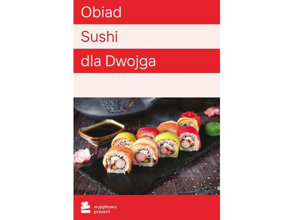 WYJĄTKOWY PREZENT Obiad Sushi dla Dwojga Pakiet-Multicity | Darmowa dostawa
