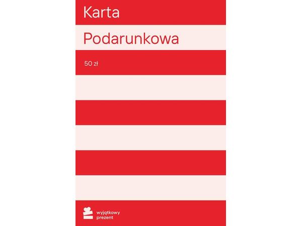 WYJĄTKOWY PREZENT Karta Podarunkowa Gift Card - Retail 50 |