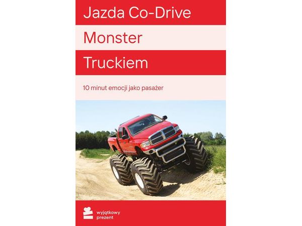 WYJĄTKOWY PREZENT Monster Truck Przygoda na Torze | Darmowa dostawa