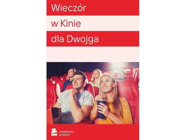 WYJĄTKOWY PREZENT Wieczór w Kinie dla Dwojga | Darmowa dostawa