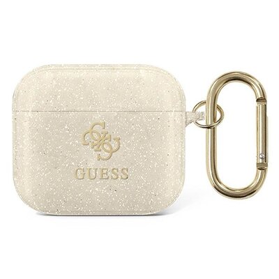 Guess Guess GUA3UCG4GD AirPods 3 cover złoty/gold Glitter Collection GUE1107GLD