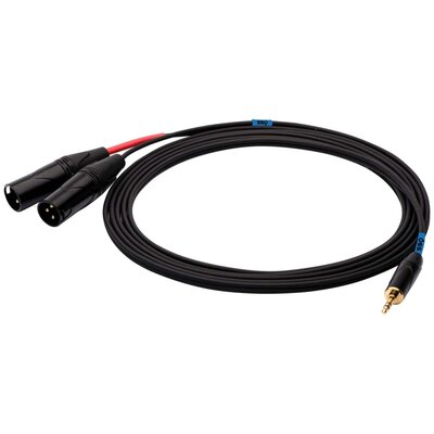 XLR SSQ SSQ MIXLR1 - kabel jack stereo 3,5mm - 2x męski- 1metr