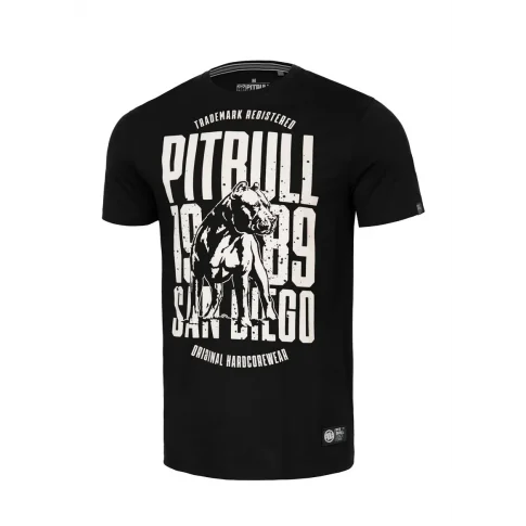 Pit Bull T-Shirt San Diego Dog Black