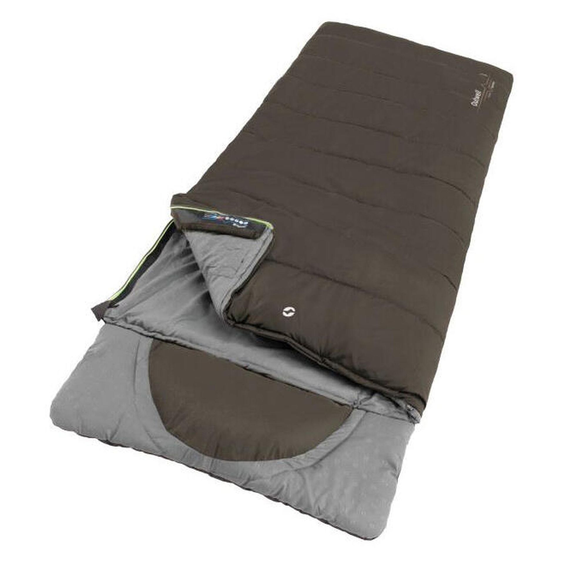 OUTWELL Contour Supreme Sleeping Bag, coffee Left Zipper 2021