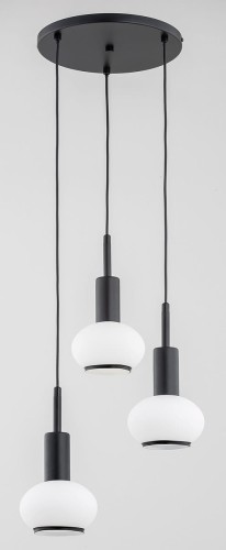 Zebra lampa wisząca 3-punktowa czarna 62310