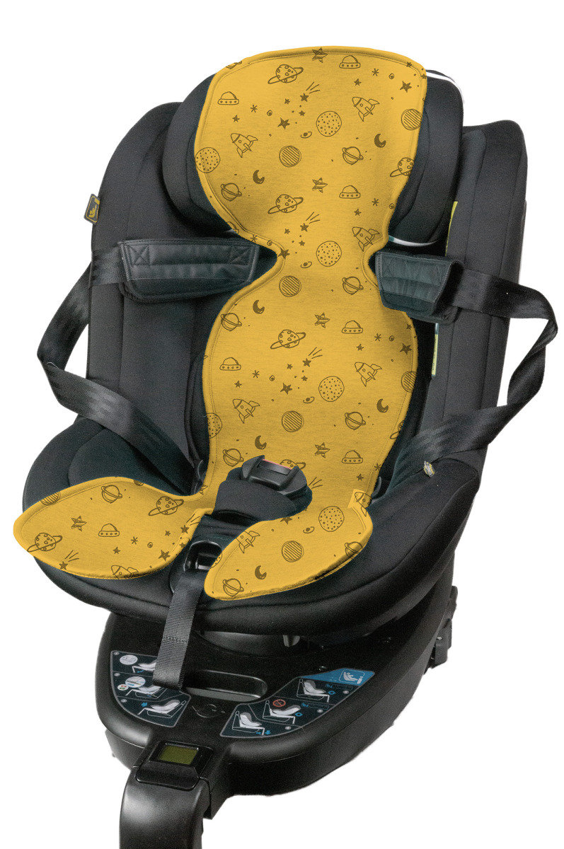 Wkładka Antypotowa Do Fotelika Samochodowego 9-18 Kg - Miodowy Kosmos