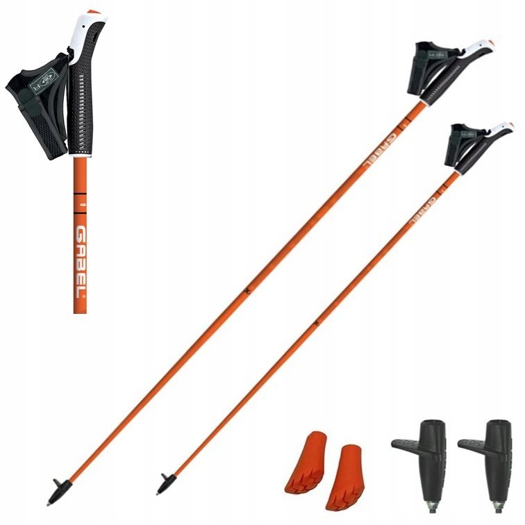 Kije Nordic Walking GABEL X-1.35 Orange 120 cm