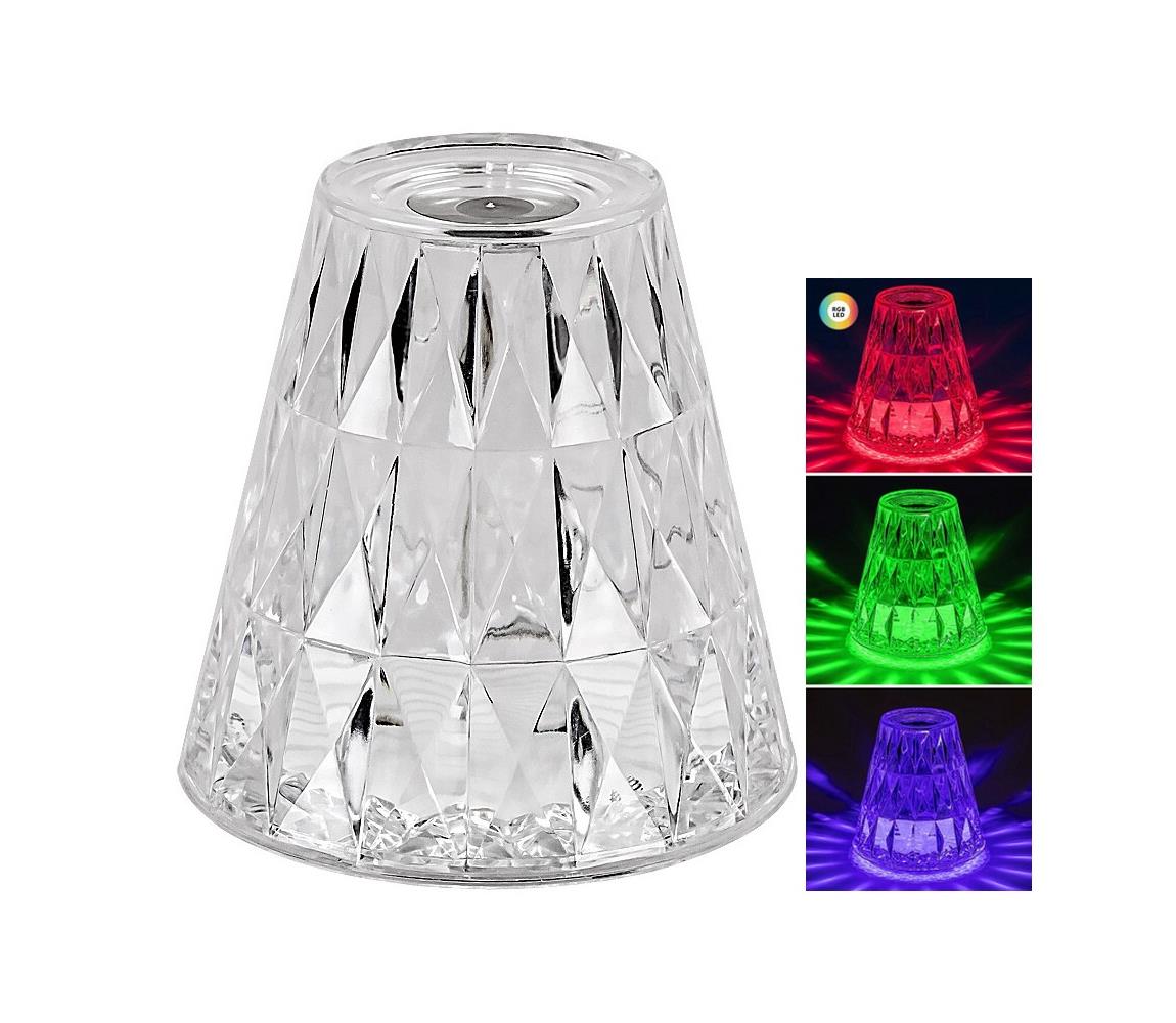Rabalux 76004 - LED RGB Lampa stołowa ściemnialna do ładowania SIGGY LED/2W/5V 3000K