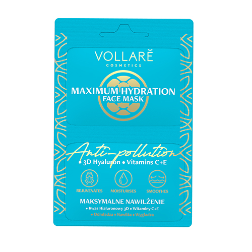 Vollare Maska do twarzy Maksymalne Nawilżenie 2x5ml