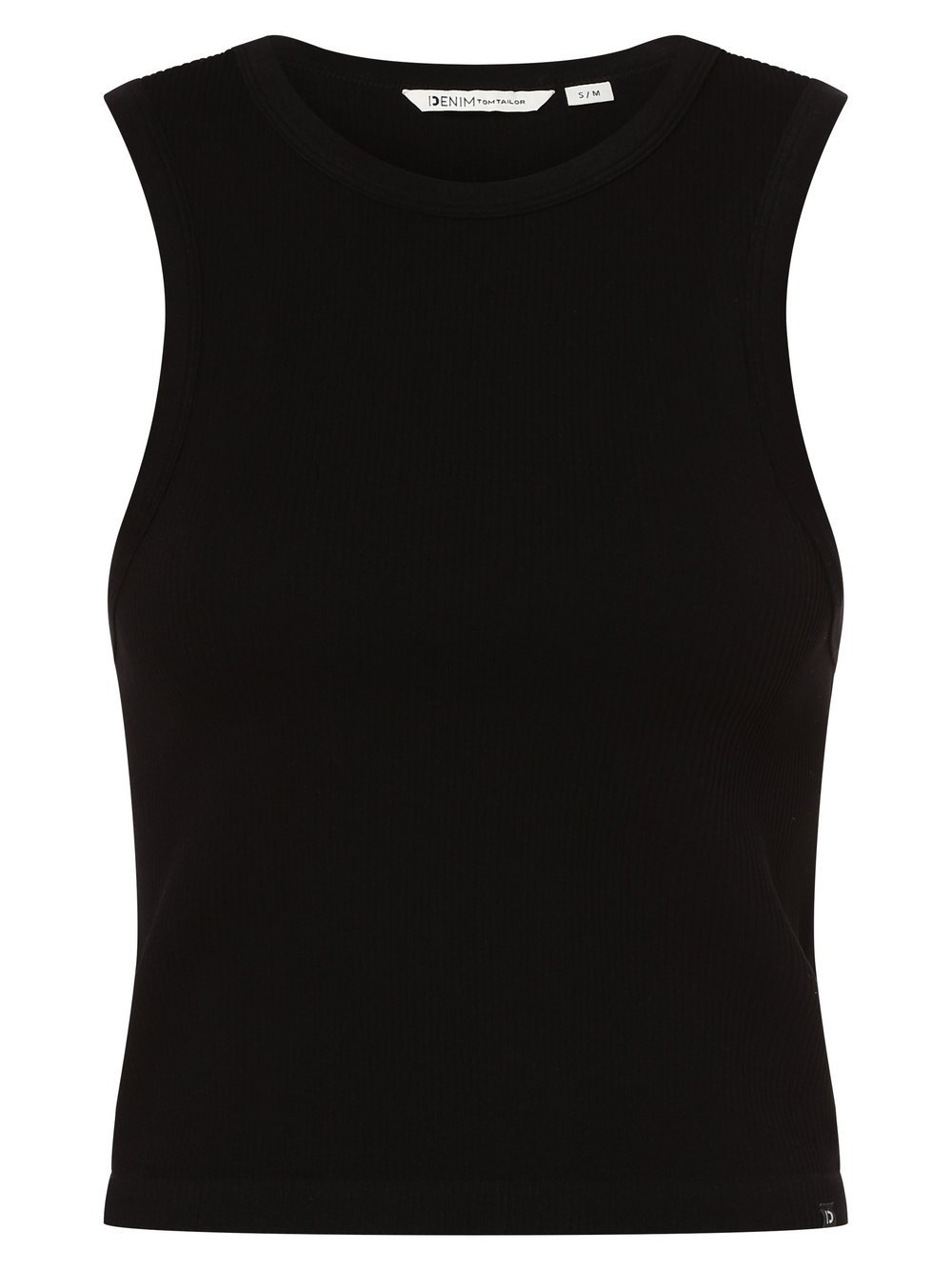 Tom Tailor Denim - Top damski, czarny