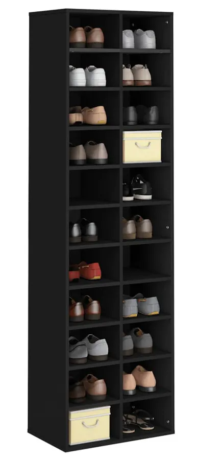 Czarna Wysoka Szafa Na Buty T3-M02
