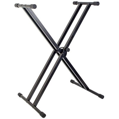 SSQ KS2 - podwójny statyw klawiszowy ♦ 30 DNI NA ZWROT ♦ GWARANCJA DOOR-TO-DOOR ♦ SZYBKA WYSYŁKA