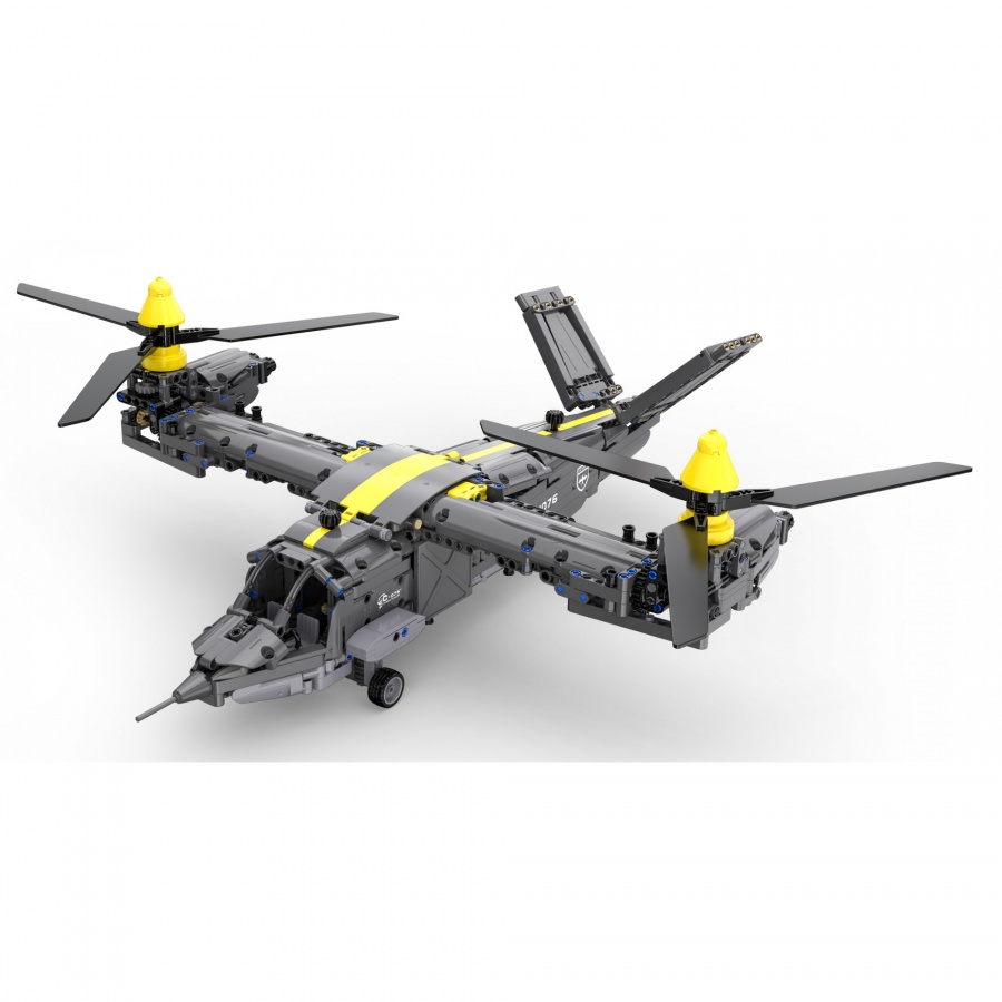 Klocki Techniczne Cada 1424 El. Helikopter Tiltrotor Aircraft Dla Dzieci 6+ Ruchome Części