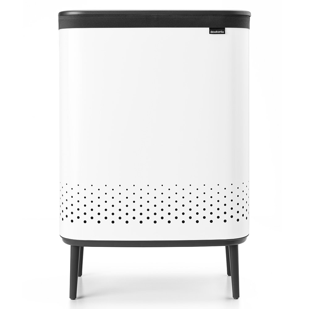 Brabantia Kosz na pranie Bo Laundry Bin Hi 2 x 45 l biały 200540