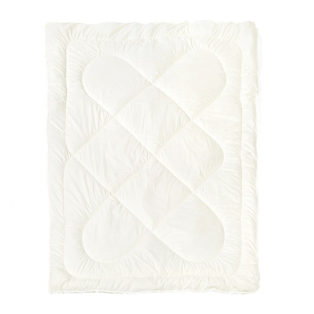 Kołdra silikonowa KARO 160x200 cm, kremowa