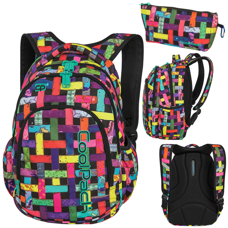 COOLPACK Plecak sportowy COOLPACK PRIME Multikolor - multikolor 5907690887902