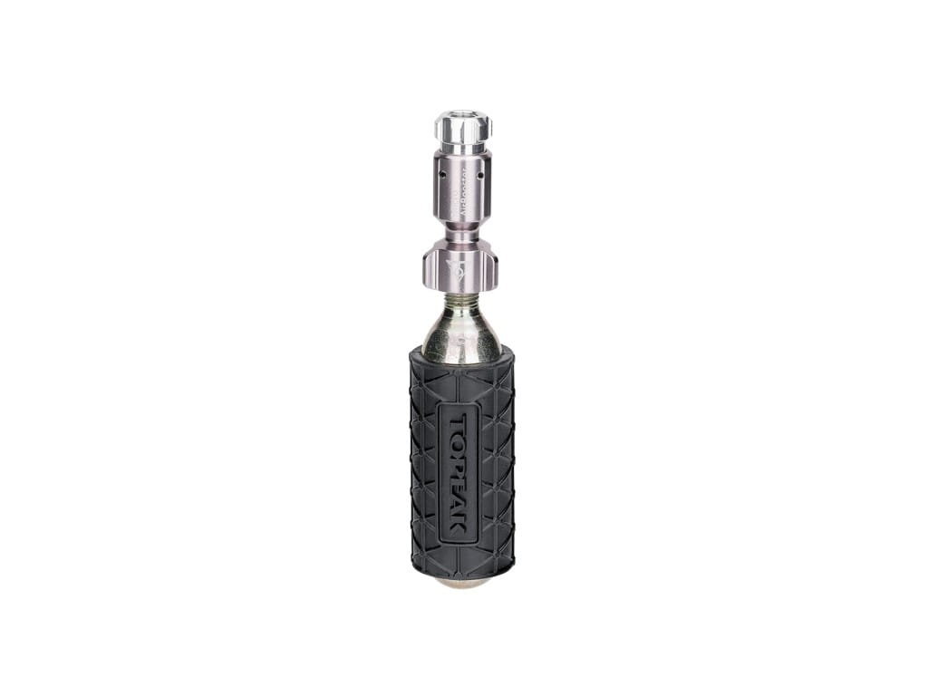 Topeak Micro AirBooster Pompka na naboje CO2 16g, silver 2021 Pompki na naboje CO2 15700271