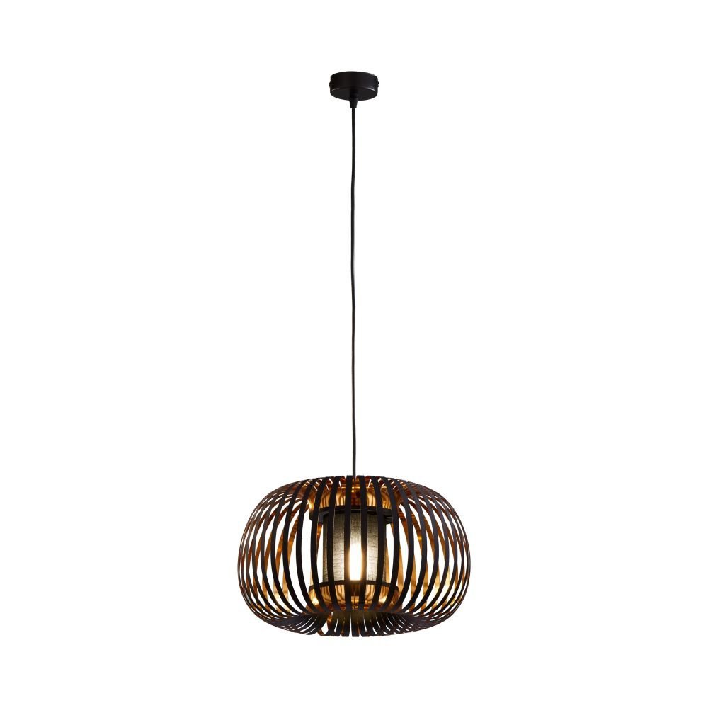 Nowoczesna lampa wisząca w kolorze czarnym 51cm TK 6295 z serii ROYAS
