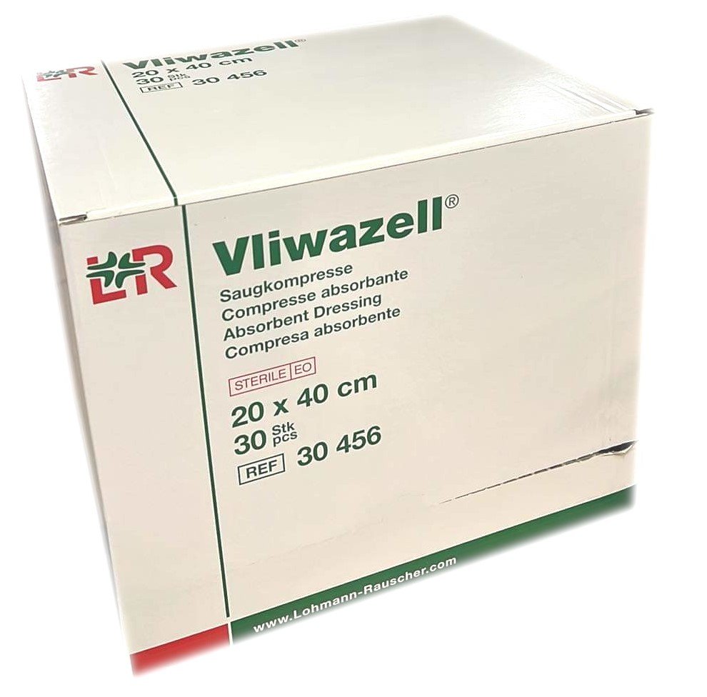 L&R - Vliwazell sterylny opatrunek 20x40, 30 szt.