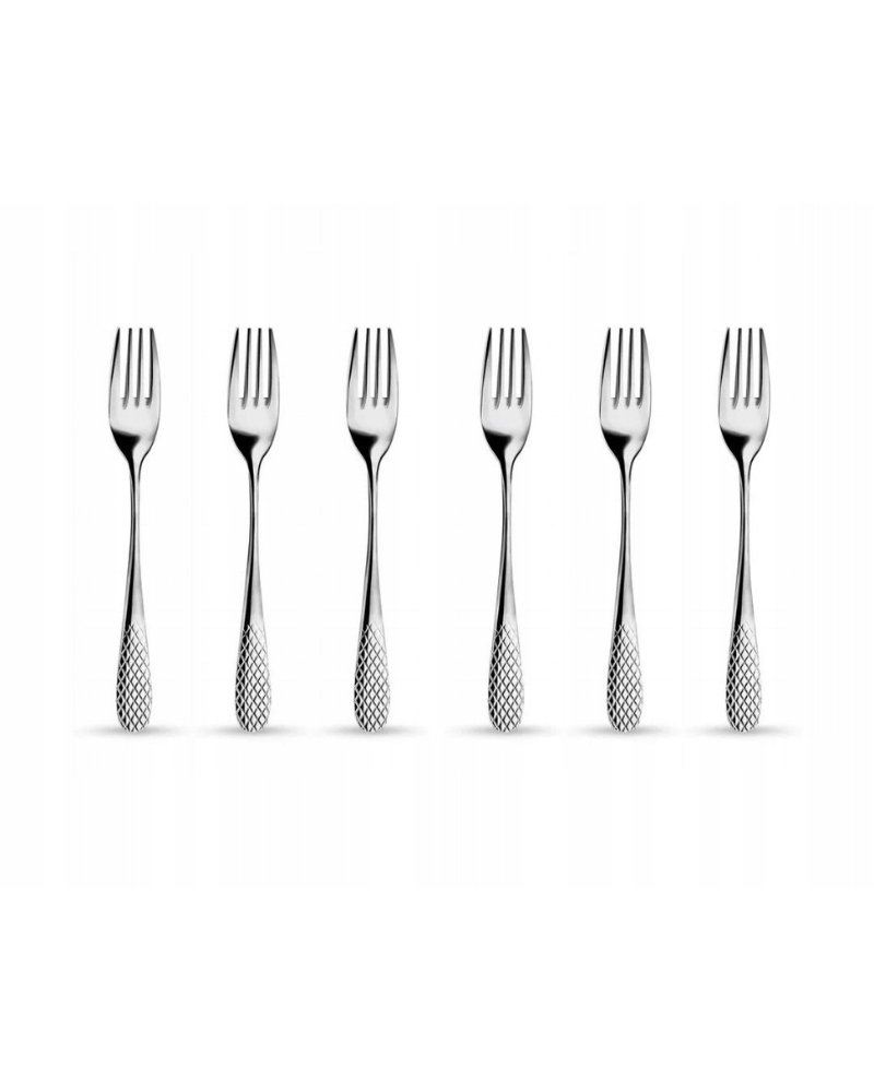WILMAX Widelec deserowy 19 cm - zestaw 6 szt  WL-999206/6C