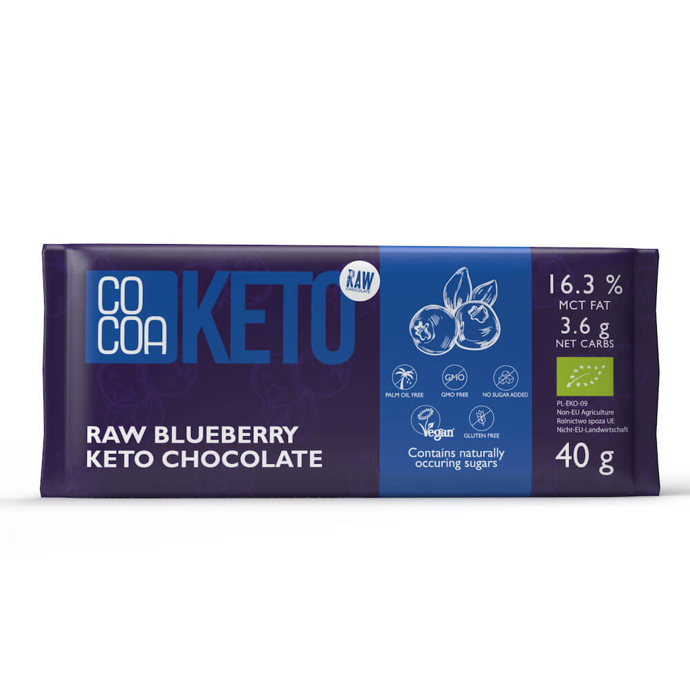 Keto czekolada ciemna jagodowa
