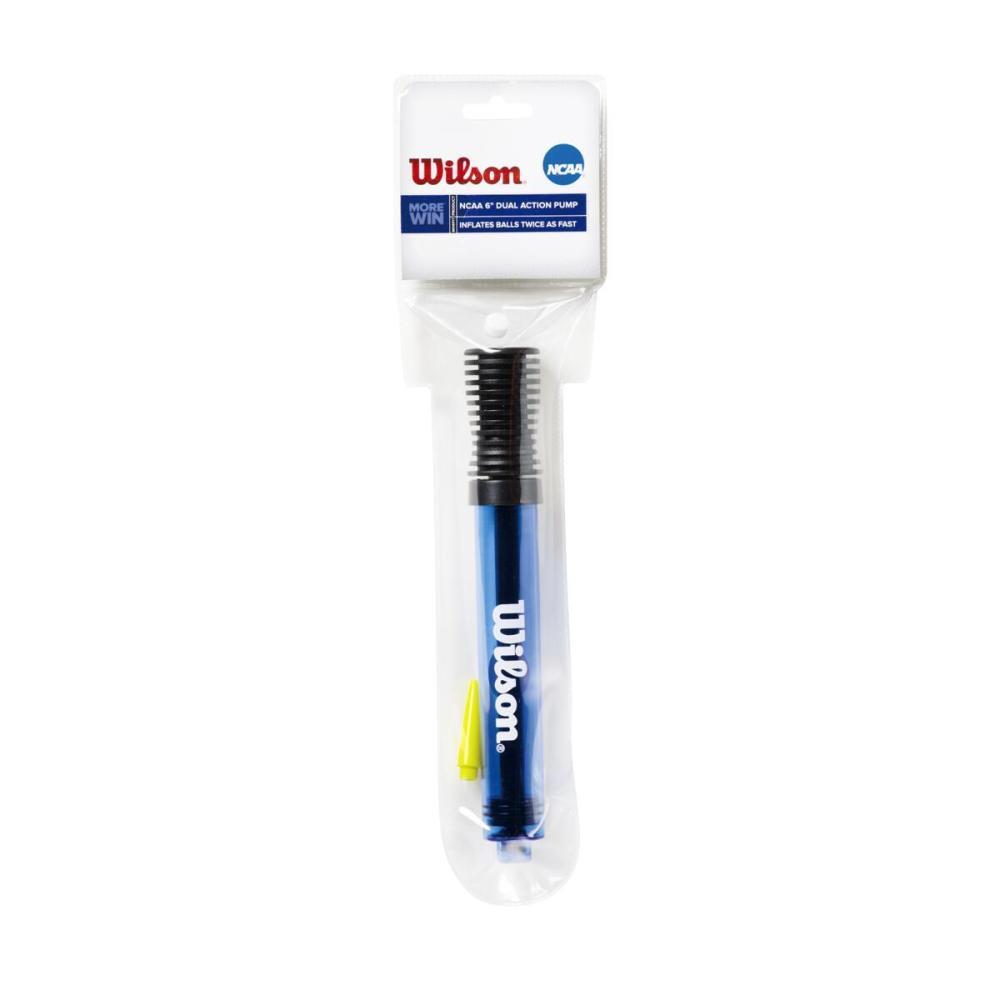 Wilson NCAA Dual Action Pump 6 cali w Needle/Mix Pack of Translucent Colors koszykówka, Blue/RED/smoke Black, One Size WTBA00103