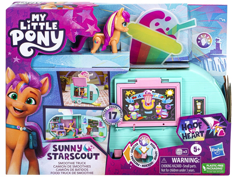 Hasbro, My Little Pony SUNNY I CIĘŻARÓWKA ZE SMOOTHIE