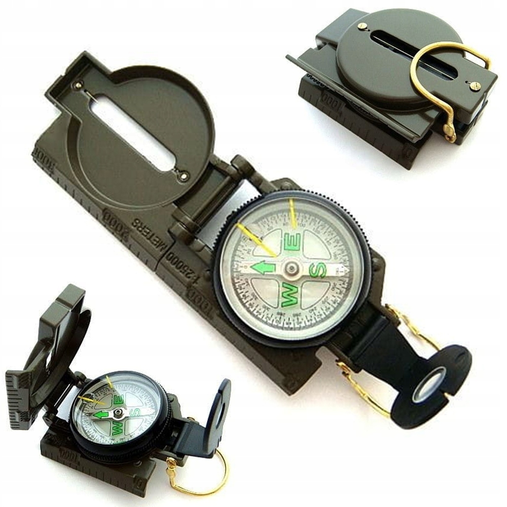 Profesjonalny Kompas Metalowy Us Army Busola KP003