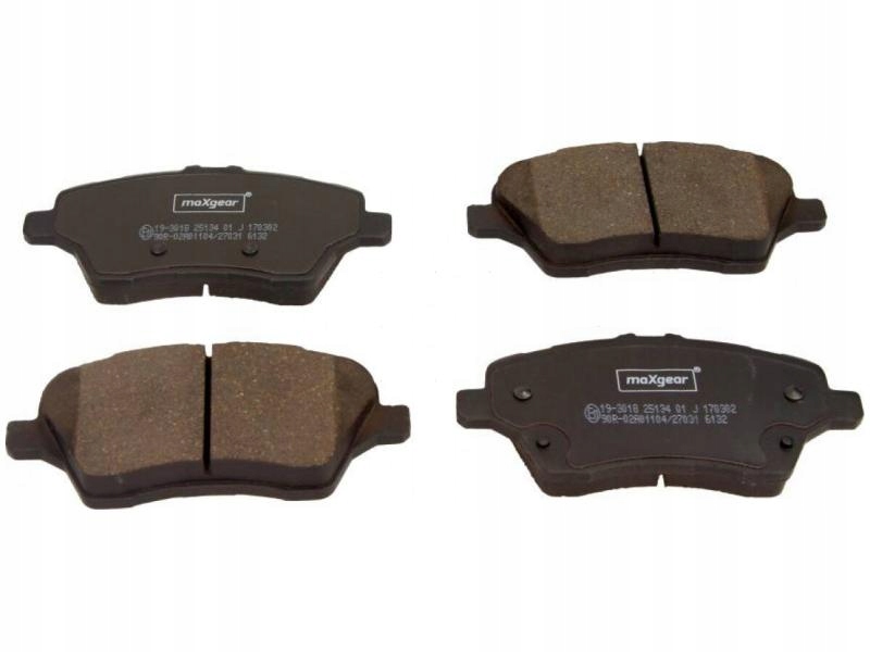 MaxGear Zestaw klocków hamulcowych, hamulce tarczowe 19-3018