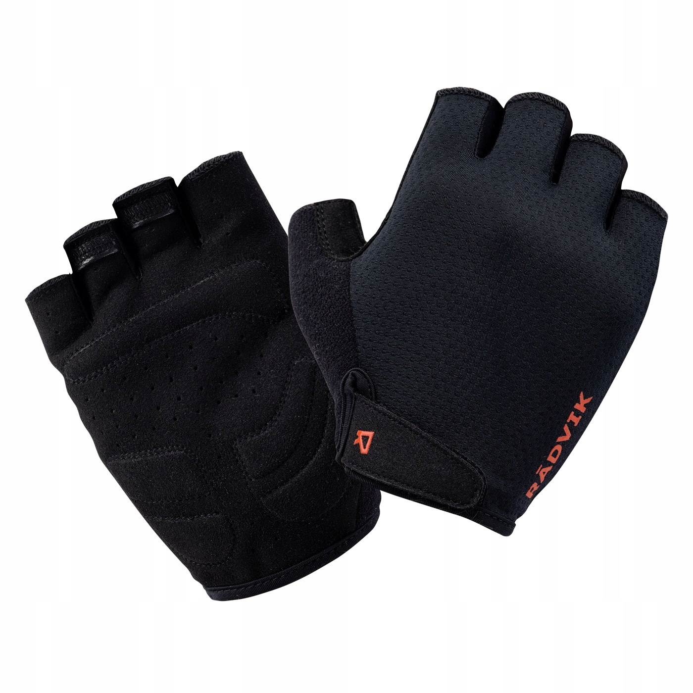 Radvik, damskie rękawice rowerowe, Stikke, r. XXL, czarny