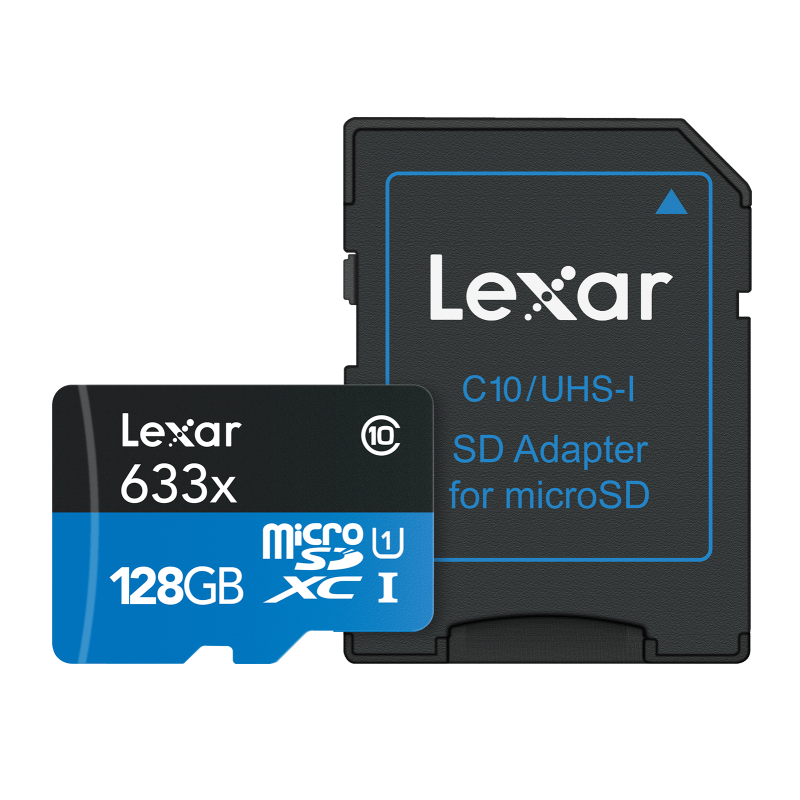 Lexar microSDXC UHS-I Card + Adapter - 128 GB