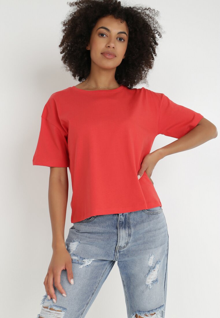 Czerwony T-shirt Evales