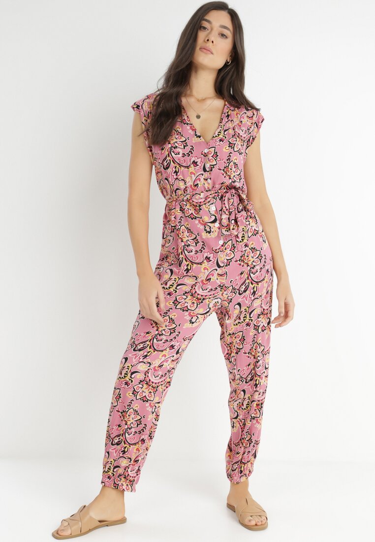 Ciemnoróżowy Kombinezon Phaeniope