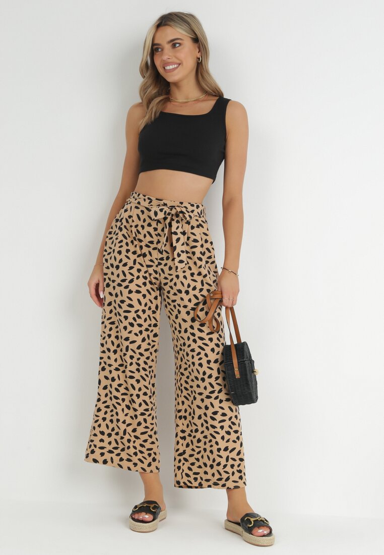 Ciemnobeżowe Spodnie Cilothoe