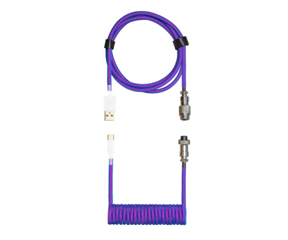 Cooler Master Coiled Cable (Thunderstorm Blue-Purple) - darmowy odbiór w 22 miastach i bezpłatny zwrot Paczkomatem aż do 15 dni