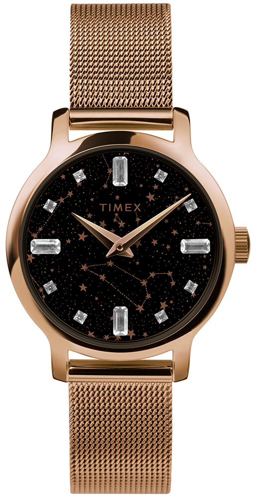 Zegarek Timex TW2V52100 Transcend Celestial 31mm Stainless Steel Bracelet -