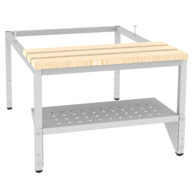 Perforowana półka na buty do ustawienia obuwia pod szafką PP 321 W szer. 60 cm