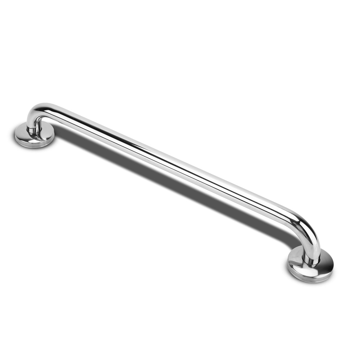 Wieszak na ręczniki ze stali nierdzewnej polerowanej na wysoki połysk, długość 50 cm, śCZERWONYnica pręta 19 mm - wieszak na ręczniki, wieszak na rę..