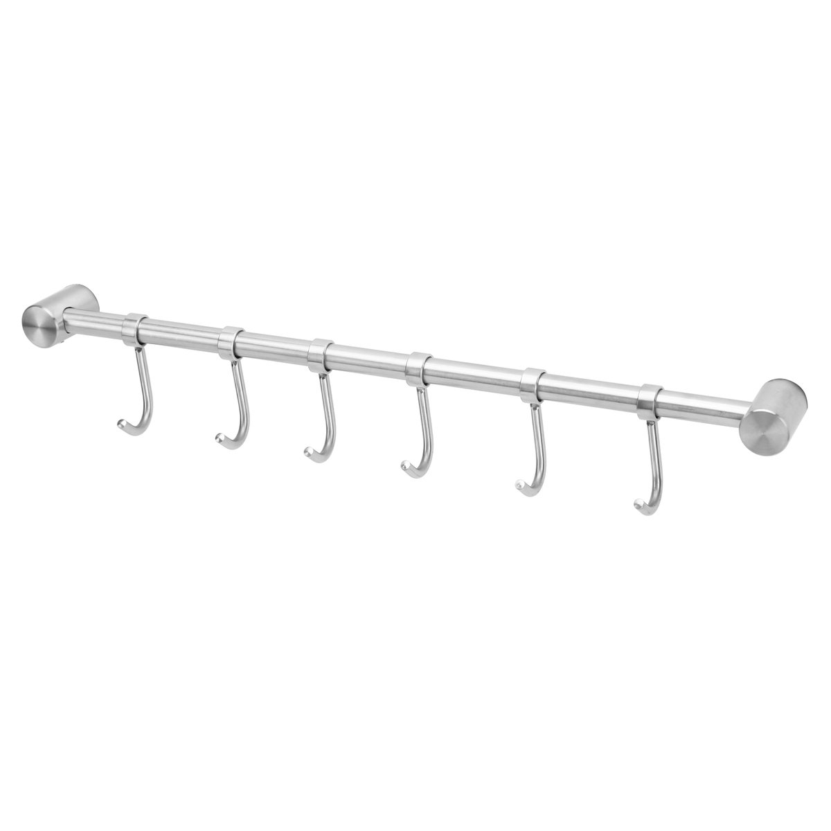 Stal nierdzewna kuchenna szyna wisząca z 6 hakami - szyna kuchenna wisząca szyna kuchenna bar ścienny