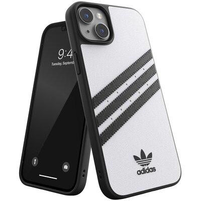 Adidas Snap case z 3 paskami do iPhone 14 Plus biały