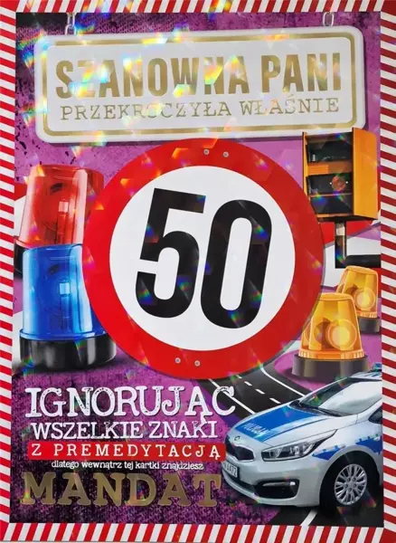 Karnet z mandatem 50-stka - YEKU