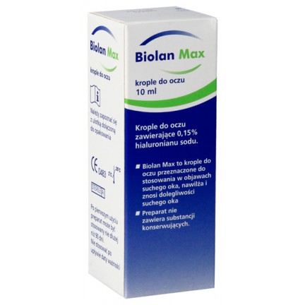 PHARM SUPPLY SP. Z O.O. Biolan Max Krople do oczu 10 ml ID-17640