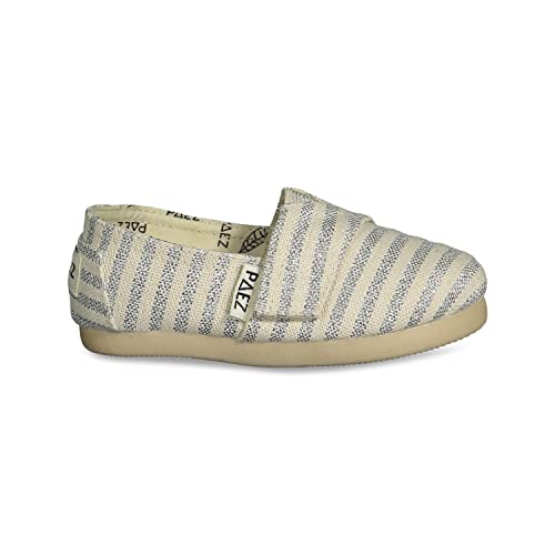 Paez Chłopcy, unisex, dzieci SURFY Lurex espadryle, jasnoniebieski (Light Blue), 21 EU
