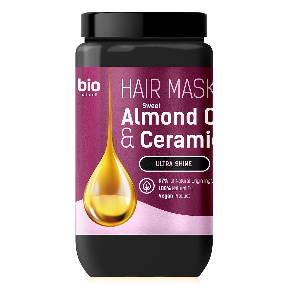 Фото - Шампунь BIO NATURELL Hair Mask Ultra Shine maska do włosów Almond Oil Ceramid 946m